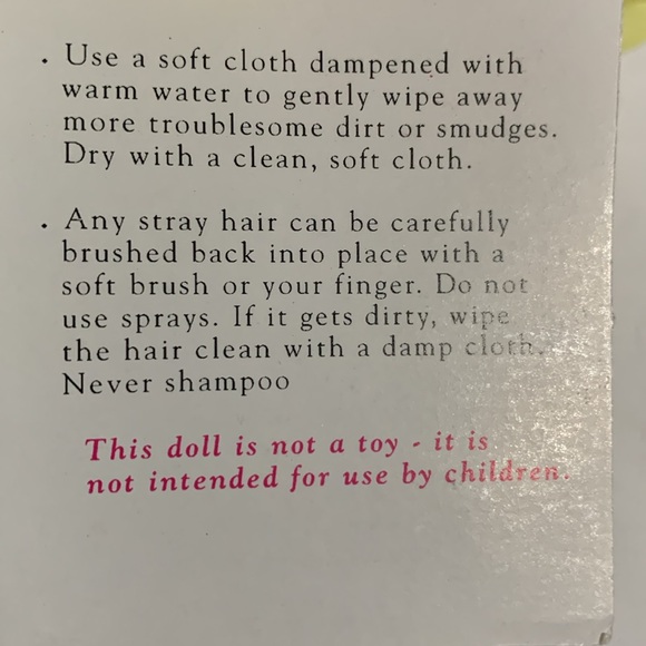 Fairy doll red head porcelain collectible display figurine - Picture 7 of 16